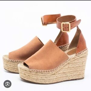 Chloe Wedge Sandals size 39